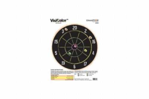 Champion Traps And Targets Visicolor Dart Board (10/Pk)